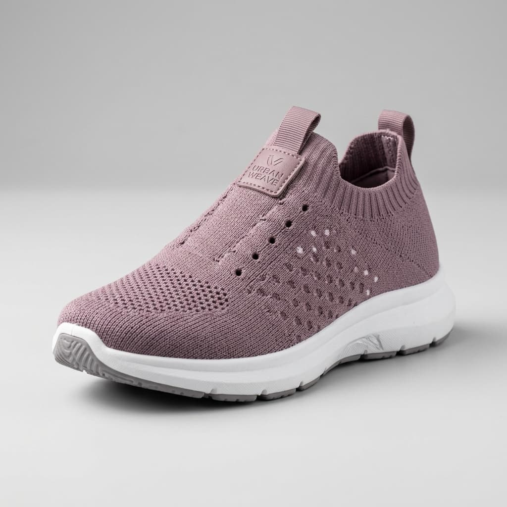 Blush Pink Sock Knit Sneaker